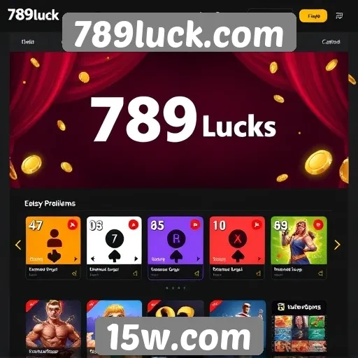 Interface do usuário e navegação no 789luck